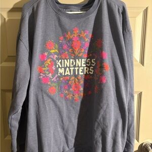 NATURAL LIFE Charcoal Gray Sweatshirt